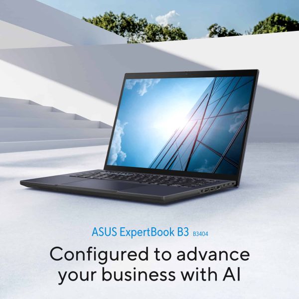 ASUS ExpertBook B3 B3404CVA-Q50354XA Intel® Core™ i5 i5-1335U Laptop 35,6 cm (14") WUXGA 16 GB DDR5-SDRAM 512 GB SSD Wi-Fi 6 (802.11ax) Windows 11 Pro Education Nederlands Zwart (90NX07D1-M00C10)