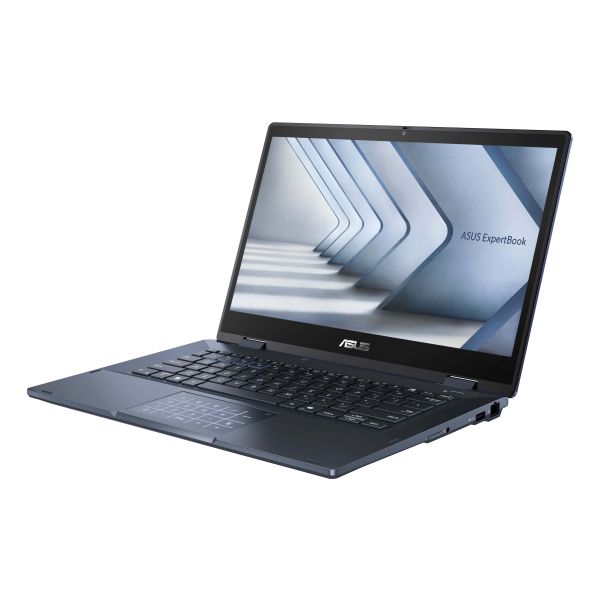 ASUS ExpertBook B3 Flip B3402FVA-EC2563XA Intel Core 5 120U Hybride (2-in-1) 35,6 cm (14") Touchscreen Full HD 16 GB DDR4-SDRAM 256 GB SSD Wi-Fi 6E (802.11ax) Windows 11 Pro Education US International Zwart (90NX07N1-M02TD0)