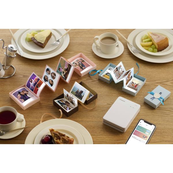 Canon SELPHY QX20 BK fotoprinter Verf-sublimatie 287 x 287 DPI 2.8" x 3.3" (7.2x8.5cm) Wifi (6752C001)