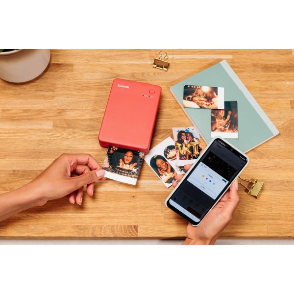 Canon SELPHY QX20 BK fotoprinter Verf-sublimatie 287 x 287 DPI 2.8" x 3.3" (7.2x8.5cm) Wifi (6752C001)