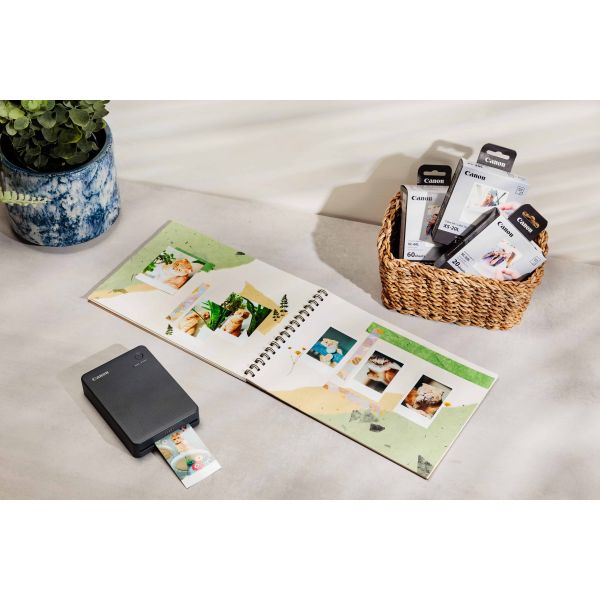 Canon SELPHY QX20 BK fotoprinter Verf-sublimatie 287 x 287 DPI 2.8" x 3.3" (7.2x8.5cm) Wifi (6752C001)