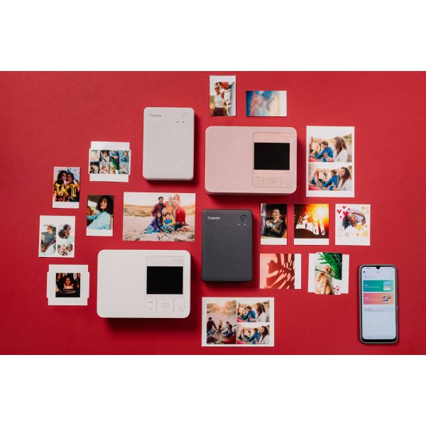 Canon SELPHY QX20 WH fotoprinter Verf-sublimatie 287 x 287 DPI 2.8" x 3.3" (7.2x8.5cm) Wifi (6753C001)