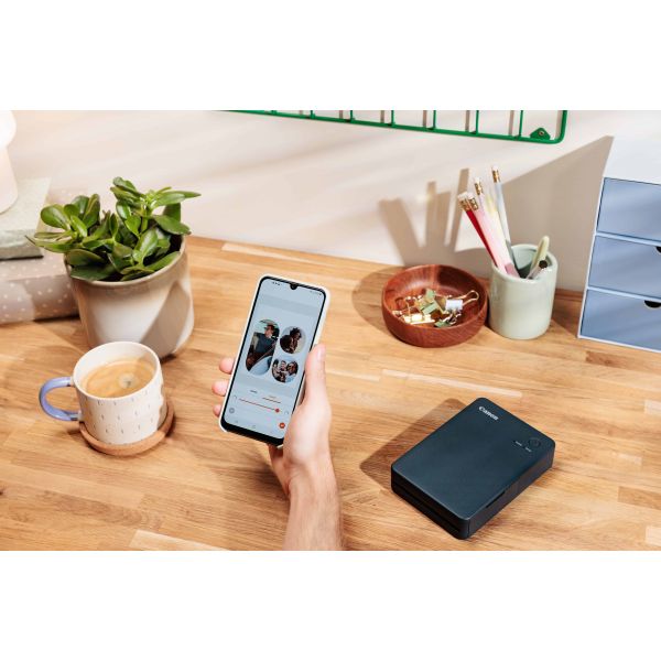 Canon SELPHY QX20 WH fotoprinter Verf-sublimatie 287 x 287 DPI 2.8" x 3.3" (7.2x8.5cm) Wifi (6753C001)