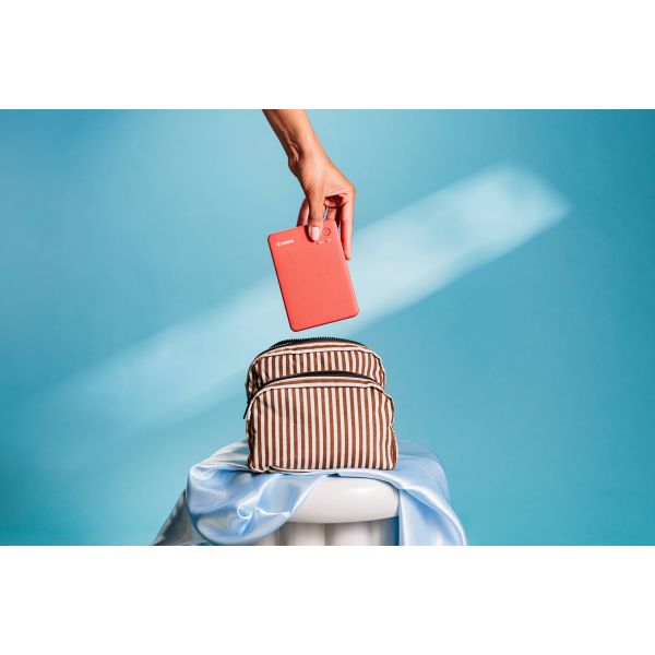 Canon SELPHY QX20 RD fotoprinter Verf-sublimatie 287 x 287 DPI 2.8" x 3.3" (7.2x8.5cm) Wifi (6754C001)