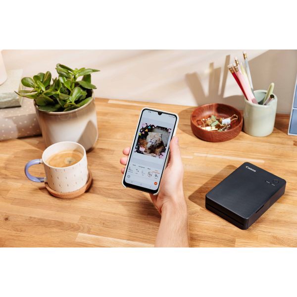 Canon SELPHY QX20 RD fotoprinter Verf-sublimatie 287 x 287 DPI 2.8" x 3.3" (7.2x8.5cm) Wifi (6754C001)