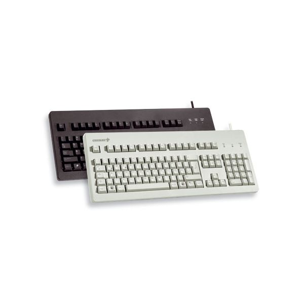 CHERRY Standard PC keyboard G80-3000 USB, PS-2 toetsenbord USB + PS/2 QWERTY Zwart (G80-3000LSCEU-2)