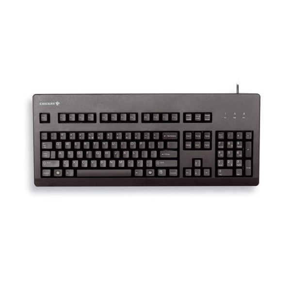 CHERRY G80-3000 toetsenbord Universeel USB + PS/2 Zwart (G80-3000LSCGB-2)