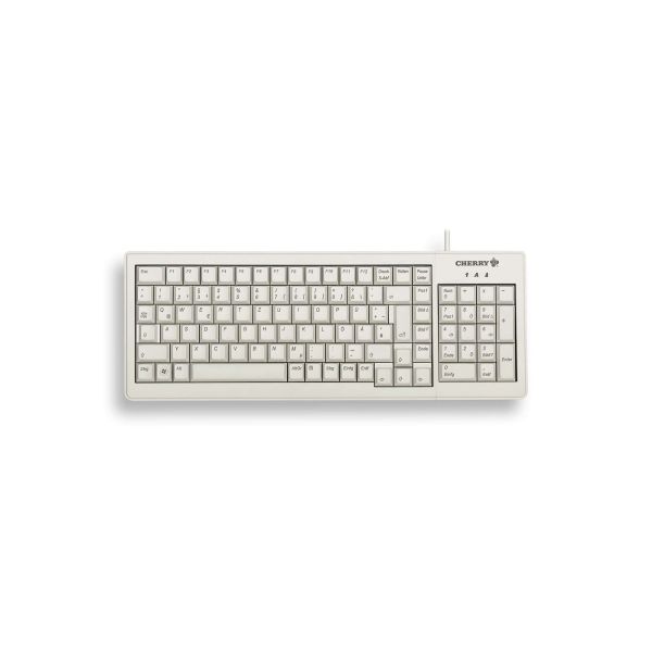 CHERRY XS G84-5200 toetsenbord Kantoor USB + PS/2 QWERTY Engels Grijs (G84-5200LCMEU-0)