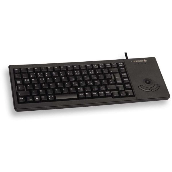 CHERRY XS Trackball toetsenbord Universeel USB Zwart (G84-5400LUMGB-2)