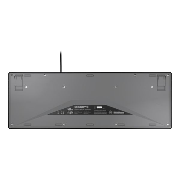 CHERRY STREAM toetsenbord Thuis/Werk USB QWERTY Portugees Zwart, Grijs (JK-8500PO-2)