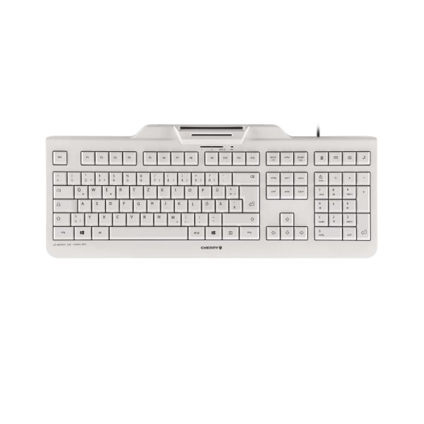 CHERRY KC 1000 SC toetsenbord Kantoor USB QWERTY Amerikaans Engels Grijs (JK-A0100EU-0)