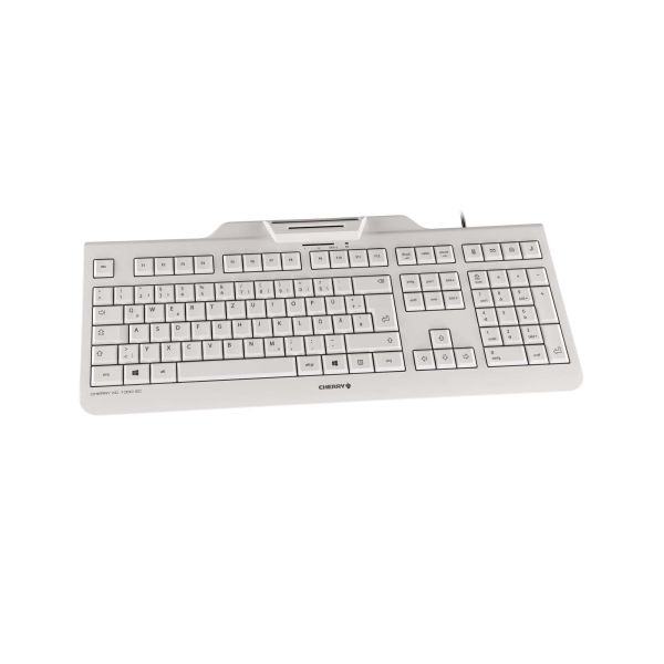 CHERRY KC 1000 SC toetsenbord Kantoor USB QWERTY Amerikaans Engels Grijs (JK-A0100EU-0)