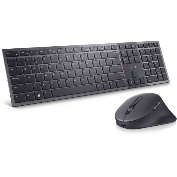 DELL Pro Premium samenwerkingstoetsenbord en muis - KM900 - Verenigd Koninkrijk (QWERTY) (KM900-GR-UK)