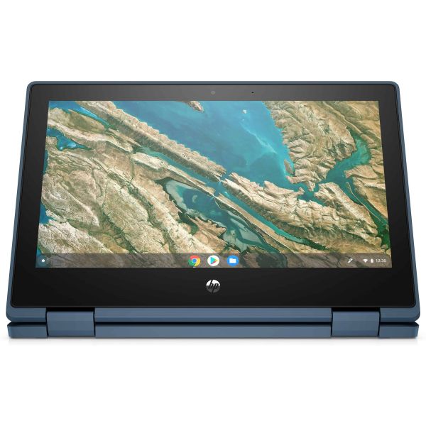 HP Chromebook x360 11 G3 EE Intel® Celeron® N4020 29,5 cm (11.6") Touchscreen HD 4 GB LPDDR4-SDRAM 32 GB eMMC Wi-Fi 5 (802.11ac) ChromeOS Blauw (10X26EA#ABH)