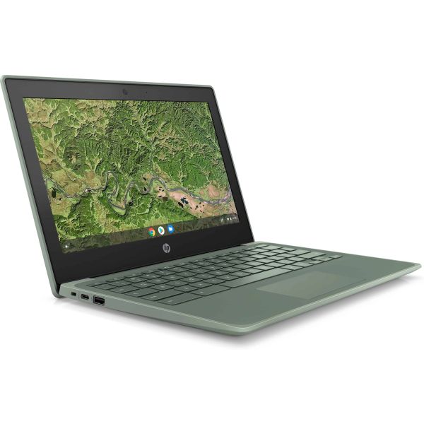 HP Chromebook 11A G8 EE AMD A4 A4-9120C 29,5 cm (11.6") HD 4 GB DDR4-SDRAM 32 GB eMMC Wi-Fi 5 (802.11ac) ChromeOS Groen (2D217EA#ABH)