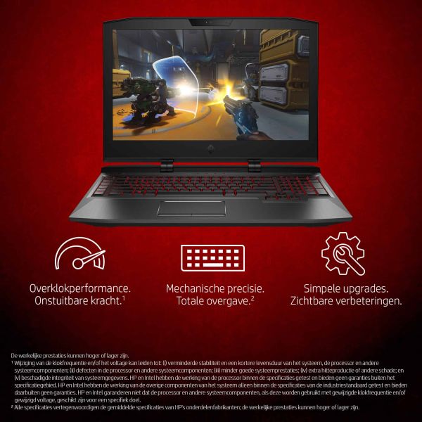 HP OMEN 15-ek1420nd Intel® Core™ i7 i7-10870H Laptop 39,6 cm (15.6") Full HD 16 GB DDR4-SDRAM 1 TB SSD NVIDIA GeForce RTX 3060 Wi-Fi 6 (802.11ax) Windows 10 Home Zwart (386C8EA#ABH)