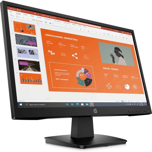 HP P22va G4 computer monitor 54,6 cm (21.5") 1920 x 1080 Pixels Full HD LED Zwart (453D2AA#ABB) HP P22va G4 computer monitor 54,6 cm (21.5") 1920 x 1080 Pixels Full HD LED Zwart (453D2AA#ABB)