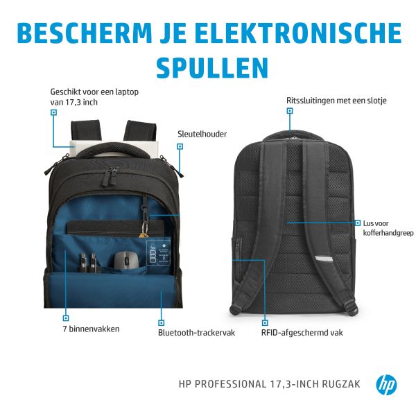 HP Professional 17,3-inch rugzak (500S6AA#ABB)