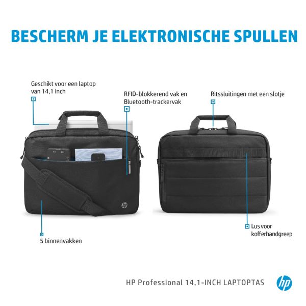 HP Professionele Laptoptas van 14,1 inch (500S8AA#ABB)