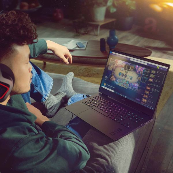 OMEN by HP Laptop 16-b1000nd Intel® Core™ i7 i7-12700H 40,9 cm (16.1") Quad HD 32 GB DDR5-SDRAM 1 TB SSD NVIDIA GeForce RTX 3070 Ti Wi-Fi 6E (802.11ax) Windows 11 Home Zwart (65Z98EA#ABH)