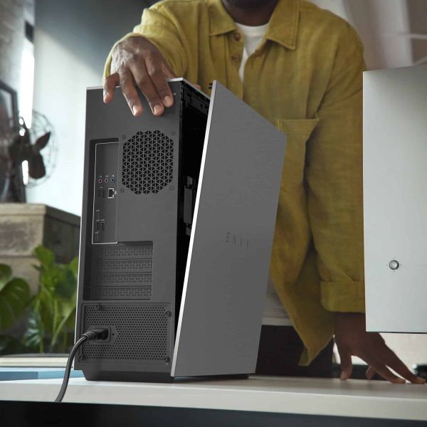 HP ENVY TE02-0815nd Intel® Core™ i9 i9-12900 64 GB DDR4-SDRAM 2 TB SSD NVIDIA GeForce RTX 3080 Windows 11 Home Tower PC Zilver (670M1EA#ABH)