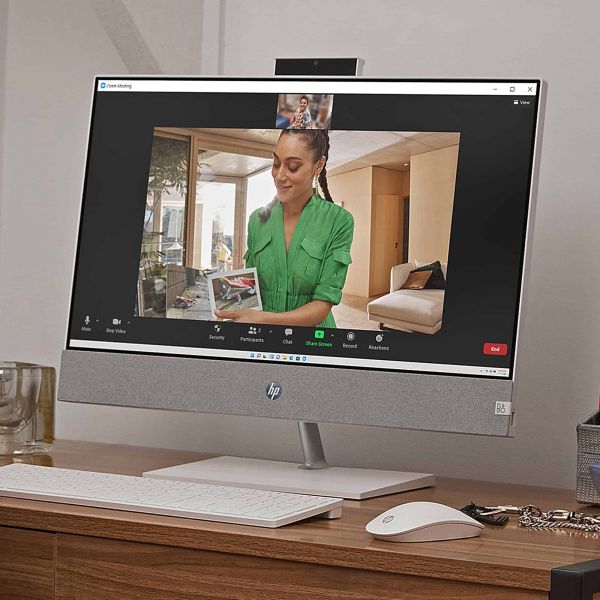 HP Pavilion 27-ca1952nd Intel® Core™ i5 i5-12400T 68,6 cm (27") 1920 x 1080 Pixels Alles-in-één-pc 8 GB DDR4-SDRAM 1,25 TB HDD+SSD Windows 11 Home Wi-Fi 6 (802.11ax) Wit (679G9EA#ABH)