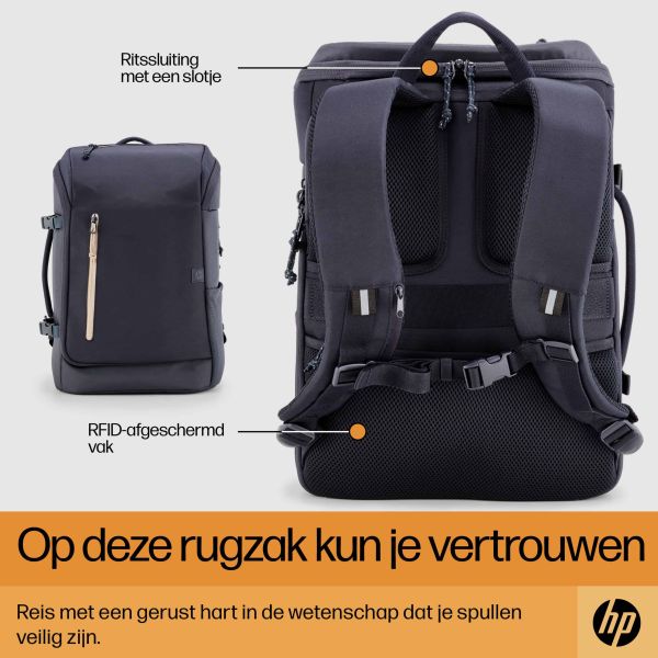 HP Travel 15,6 Iron Grey laptopbackpack, 25 liter (6B8U4AA#ABB)