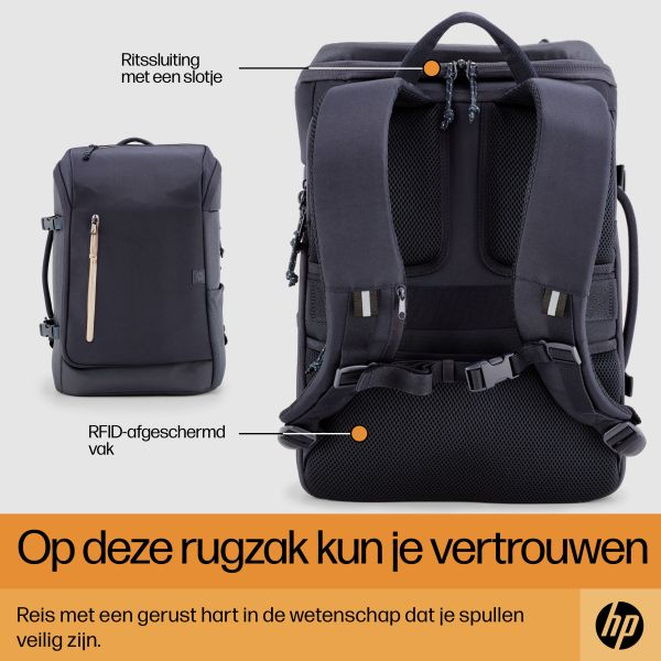 HP Travel 15,6 blauwe laptopbackpack, 25 liter (6B8U5AA#ABB)