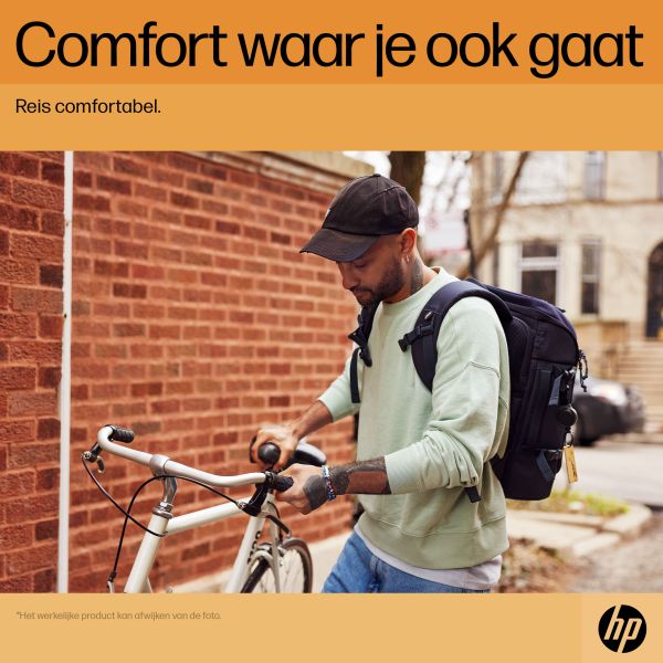 HP Travel 15,6 blauwe laptopbackpack, 25 liter (6B8U5AA#ABB)