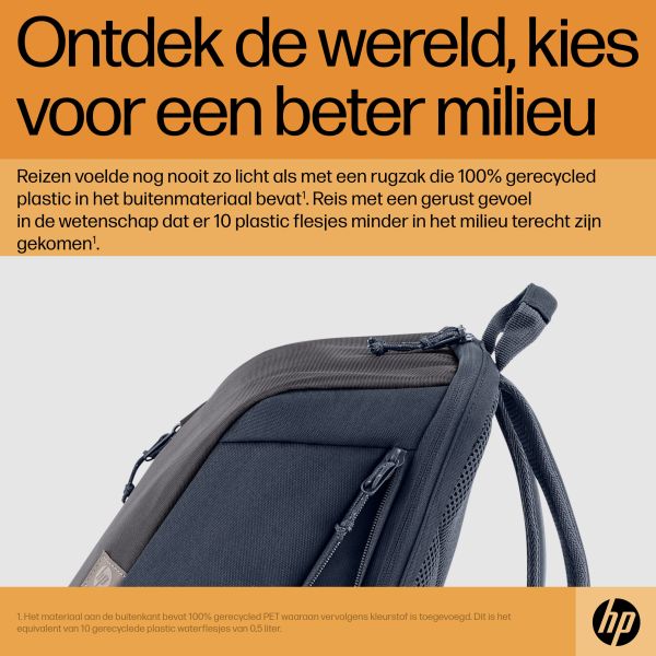HP Travel 15,6 Blue Night Laptop Backpack, 18 liter (6B8U7AA#ABB)
