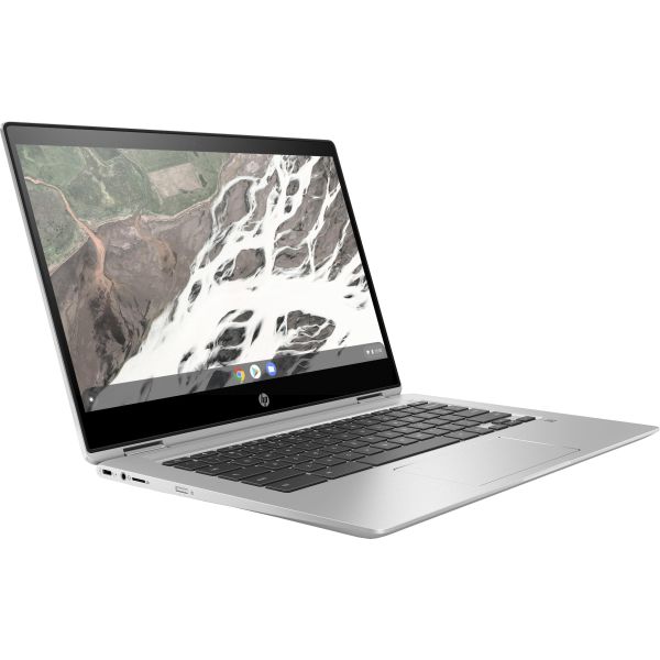 HP Chromebook x360 14 G1 Intel® Pentium® Gold 4417U 35,6 cm (14") Touchscreen Full HD 8 GB DDR4-SDRAM 32 GB Flash Wi-Fi 5 (802.11ac) ChromeOS Zilver (6BP69EA#ABH)