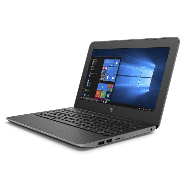 HP Stream 11 Pro G5 Intel® Celeron® N4100 Laptop 29,5 cm (11.6") HD 4 GB DDR4-SDRAM 64 GB eMMC Wi-Fi 5 (802.11ac) Windows 10 Home Grijs (6EB91EA#ABH)