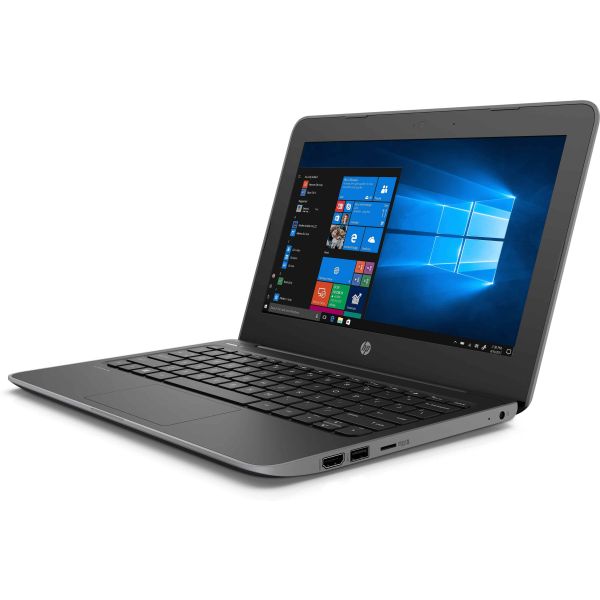 HP Stream 11 Pro G5 Intel® Celeron® N4100 Laptop 29,5 cm (11.6") Touchscreen HD 4 GB DDR4-SDRAM 64 GB eMMC Wi-Fi 5 (802.11ac) Windows 10 Home Grijs (6EB93EA#ABH)