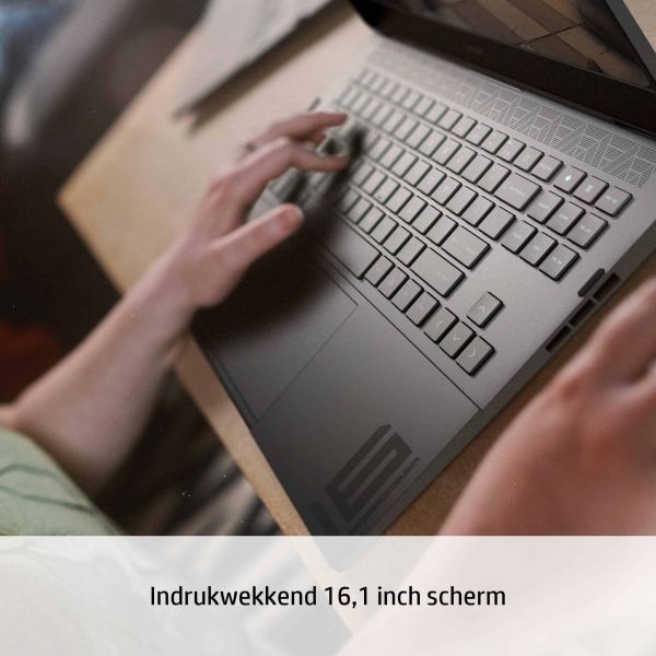 HP OMEN 16-n0270nd AMD Ryzen™ 7 6800H Laptop 40,9 cm (16.1") Full HD 16 GB DDR5-SDRAM 1 TB SSD NVIDIA GeForce RTX 3070 Ti Wi-Fi 6 (802.11ax) Windows 11 Home Zwart (6G049EA#ABH)