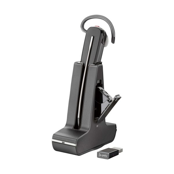 HP Poly Savi 8245 DECT 1880-1900 MHz Headset +USB-A to USB-C Cable +D400 (8D3H2AA#ABB)