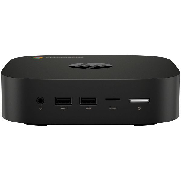 HP Chromebox G4 Intel® Celeron® 7305 4 GB DDR4-SDRAM 64 GB eMMC ChromeOS Mini PC Zwart (8T8P8EA#ABH)