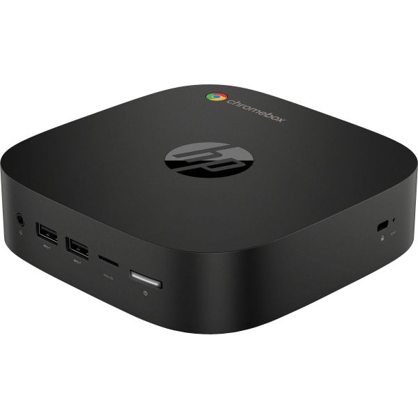 HP Chromebox G4 Intel® Celeron® 7305 4 GB DDR4-SDRAM 64 GB eMMC ChromeOS Mini PC Zwart (8T8P8EA#ABH)