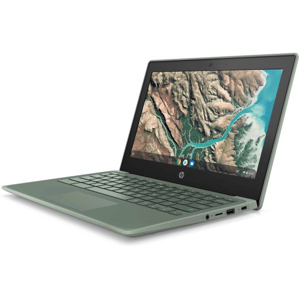 HP Chromebook 11 G8 EE Intel® Celeron® N4020 29,5 cm (11.6") Touchscreen HD 4 GB LPDDR4-SDRAM 32 GB eMMC Wi-Fi 5 (802.11ac) ChromeOS Groen (9VX67EA#ABH)
