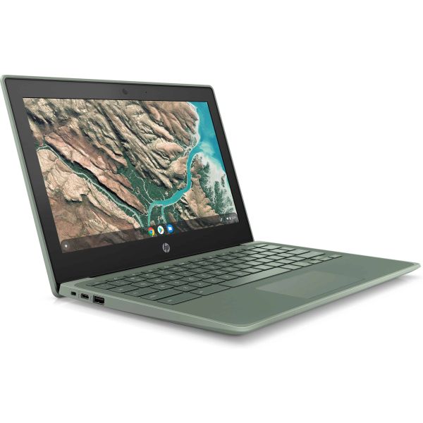 HP Chromebook 11 G8 EE Intel® Celeron® N4020 29,5 cm (11.6") Touchscreen HD 4 GB LPDDR4-SDRAM 32 GB eMMC Wi-Fi 5 (802.11ac) ChromeOS Groen (9VX67EA#ABH)
