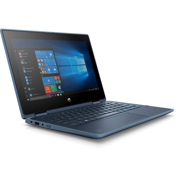 HP ProBook x360 11 G5 EE Intel® Celeron® N4120 Hybride (2-in-1) 29,5 cm (11.6") Touchscreen HD 4 GB DDR4-SDRAM 128 GB SSD Wi-Fi 5 (802.11ac) Windows 10 Pro Blauw (9VX88EA#ABH)