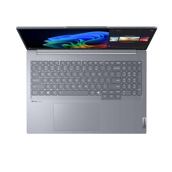 Lenovo ThinkBook 16 G7 QOY Copilot+ PC Qualcomm Snapdragon X1P-42-100 Laptop 40,6 cm (16") WUXGA 16 GB LPDDR5x-SDRAM 512 GB SSD Wi-Fi 7 (802.11be) Windows 11 Pro Engels Grijs (21NH000BMH)