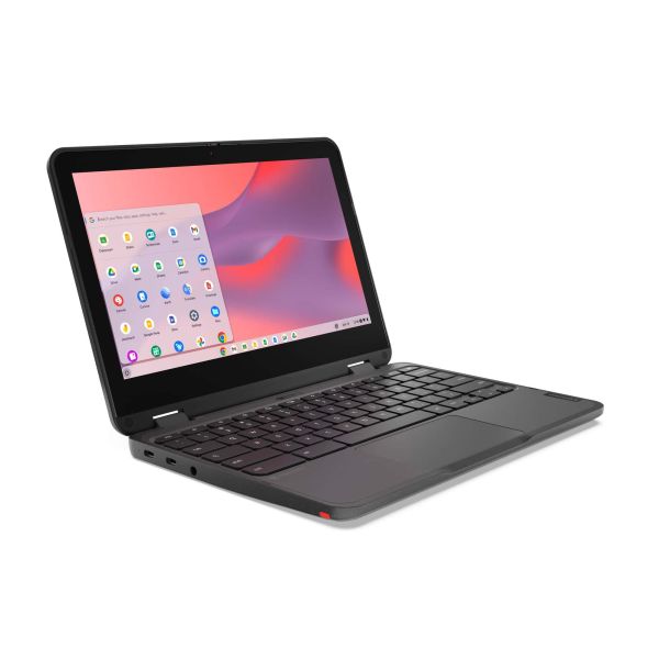 Lenovo 500e Chromebook Gen 4s Intel® N N100 29,5 cm (11.6") Touchscreen HD 8 GB LPDDR5-SDRAM 64 GB eMMC Wi-Fi 6E (802.11ax) ChromeOS Grijs (83L4000QMH)