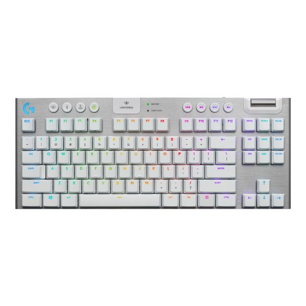 Logitech G915 TKL Wireless Gaming Keyboard White (920-009661)