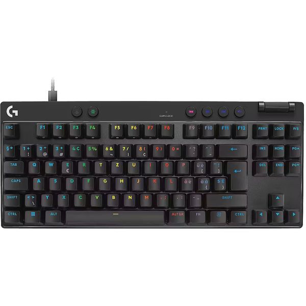 Logitech PRO X TKL RAPID BLACK - CH - EMEA28I-935 (920-013230)