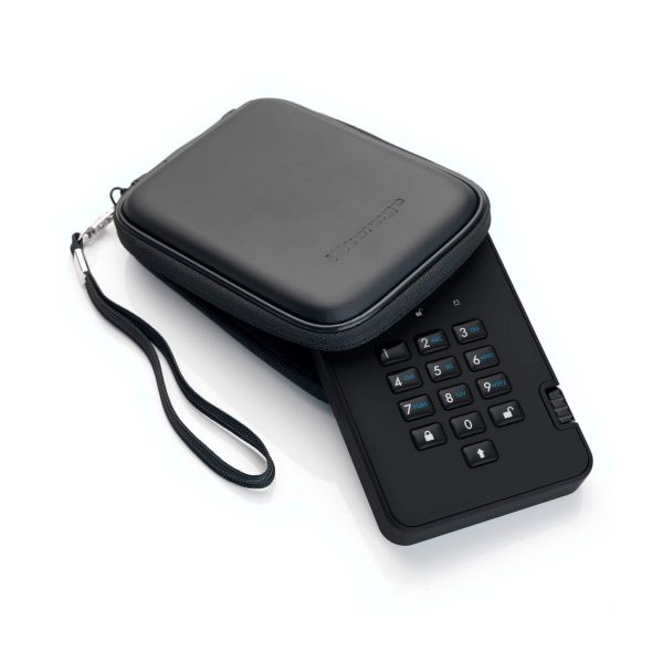 iStorage diskAshur 2 externe harde schijf 1 TB 5400 RPM USB Type-A 3.2 Gen 1 (3.1 Gen 1) Zwart (IS-DA2-256-1000-B)