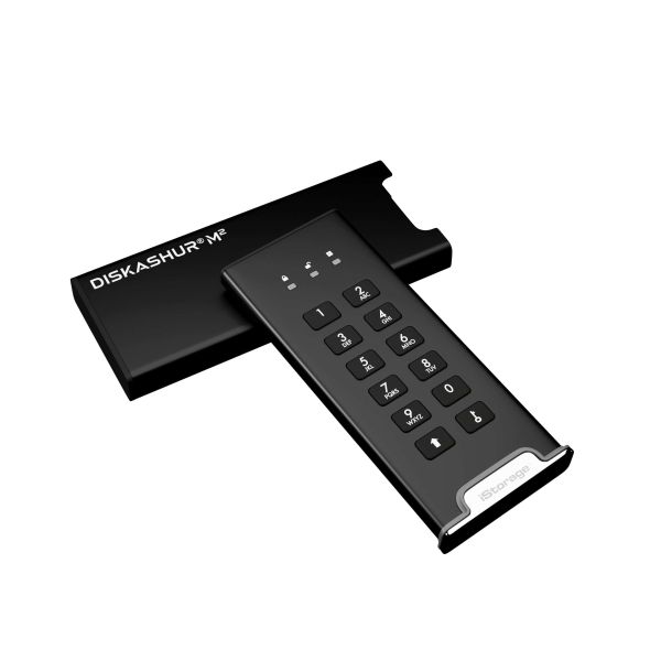 iStorage diskAshur M2 PIN 2 TB USB Type-A / USB Type-C 3.2 Gen 1 (3.1 Gen 1) Zwart (IS-DAM2-256-2000)