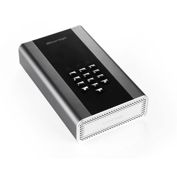 iStorage diskAshur DT 2 externe harde schijf 6 TB USB Type-A 3.2 Gen 1 (3.1 Gen 1) Zwart (IS-DT2-256-6000-C-X)