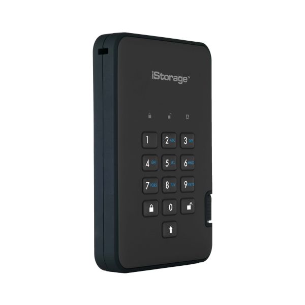 iStorage diskAshur 2 1 TB USB Type-A 3.2 Gen 1 (3.1 Gen 1) Zwart (ISDA2256SSD1000B)
