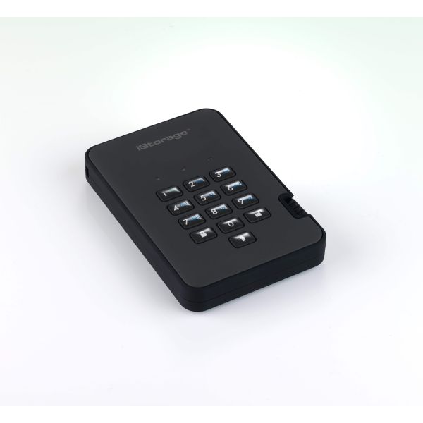 iStorage diskAshur 2 1 TB USB Type-A 3.2 Gen 1 (3.1 Gen 1) Zwart (ISDA2256SSD1000B)