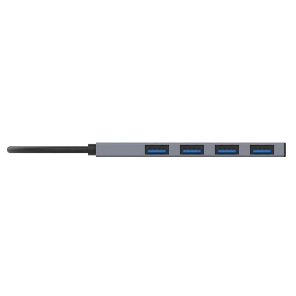Origin Storage OS-HUB-USB3 laptop dock & poortreplicator Bedraad USB 3.2 Gen 1 (3.1 Gen 1) Type-A + Type-C Grijs (OS-HUB-USB3)